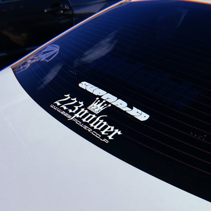 Set of 2 supma.co Logo Decals – 12"