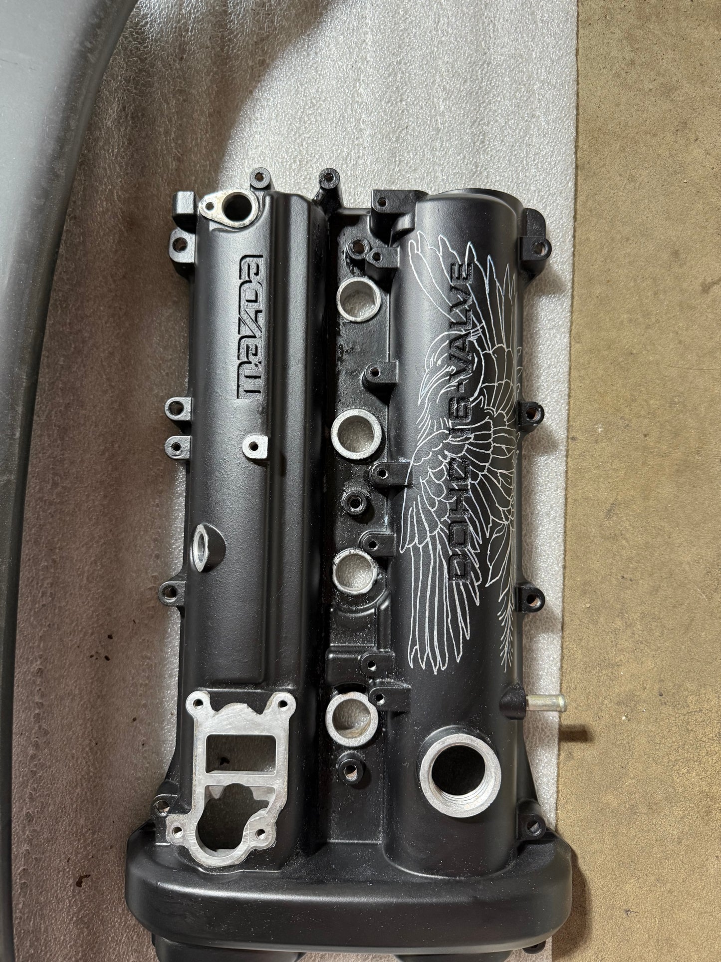 Painted and Engraved Miata Valve Cover
