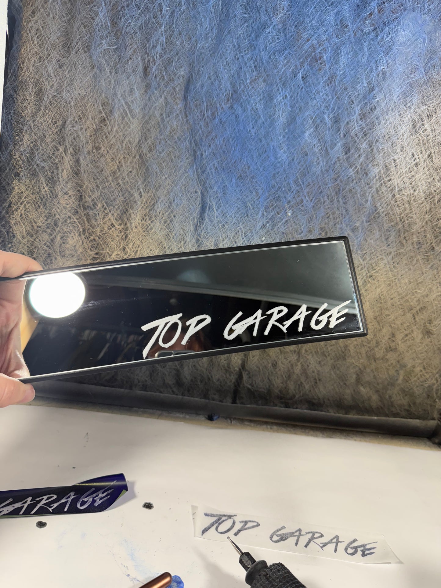 Custom Engraved Rear View Mirror
